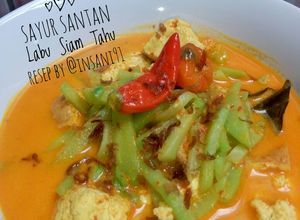 Foto resep Sayur Santan Labu Siam Tahu 🍲🍥 Simpel, Cepat, Mudah