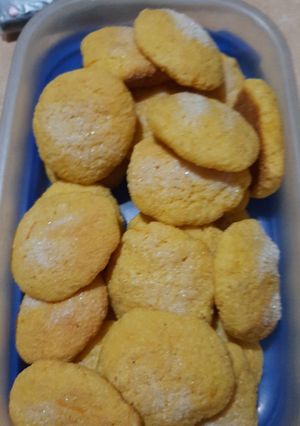 Una foto de Galletitas con polenta