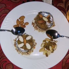 A picture of Moong dal halva.