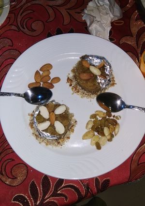 A picture of Moong dal halva.