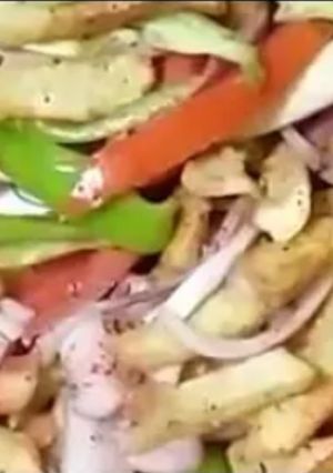 صورة لوصفة شاورما بطاطس