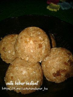 Foto resep Putu Pesse' Bubur Instant (tanpa dimasak,3bahan)