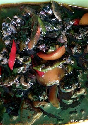 Foto resep Sotong hitam asam manis pedas
