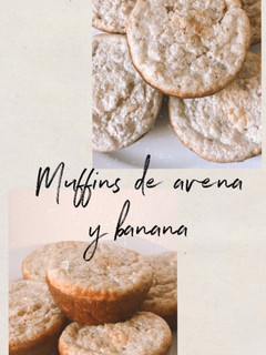 Una foto de Muffins de avena y banana