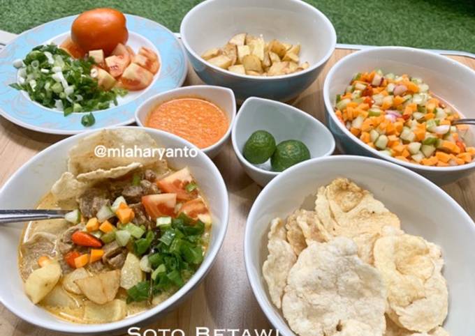 Langkah Mudah Buat Soto Betawi (Kuah Santan Susu) Anti Gagal