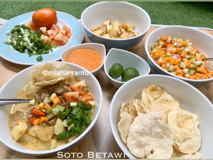 Resep: Soto Betawi (Kuah Santan Susu) Enak Terbaru