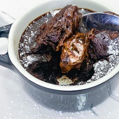 A picture of 5 Minutes Brownie Mug Cake.