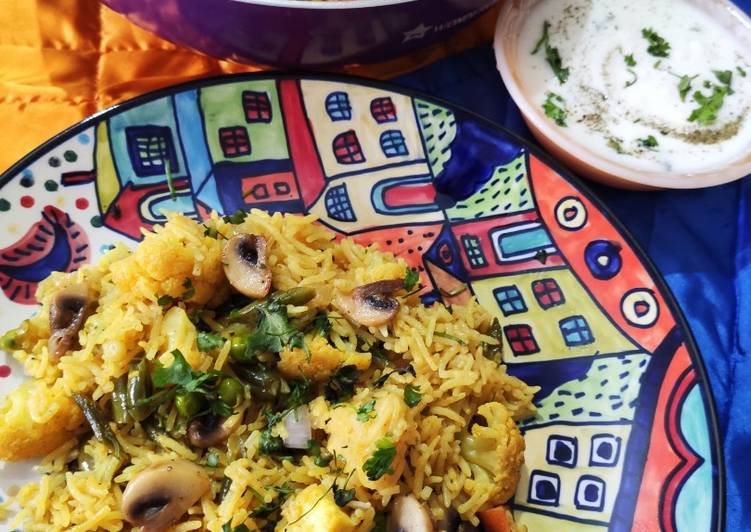 Mushroom Pulao