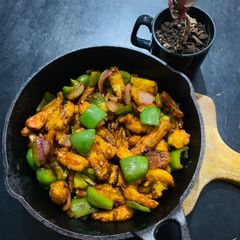 A picture of Simple Baby corn Manchurian.