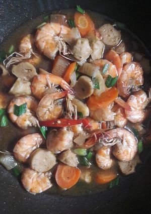 Foto resep Udang saos teriyaki