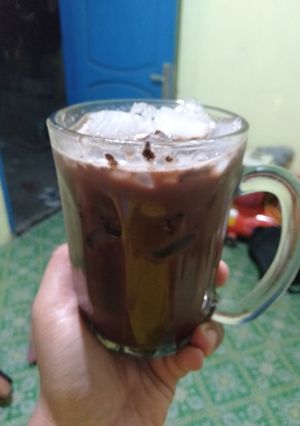Foto resep Es kakao coklat susu