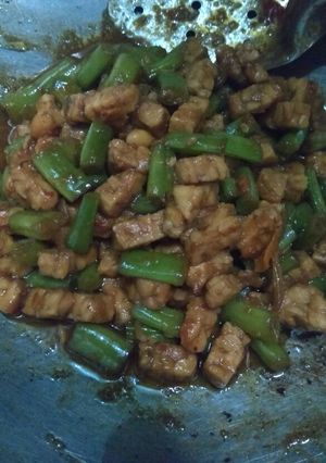 Foto resep Tempe buncis pedas manis