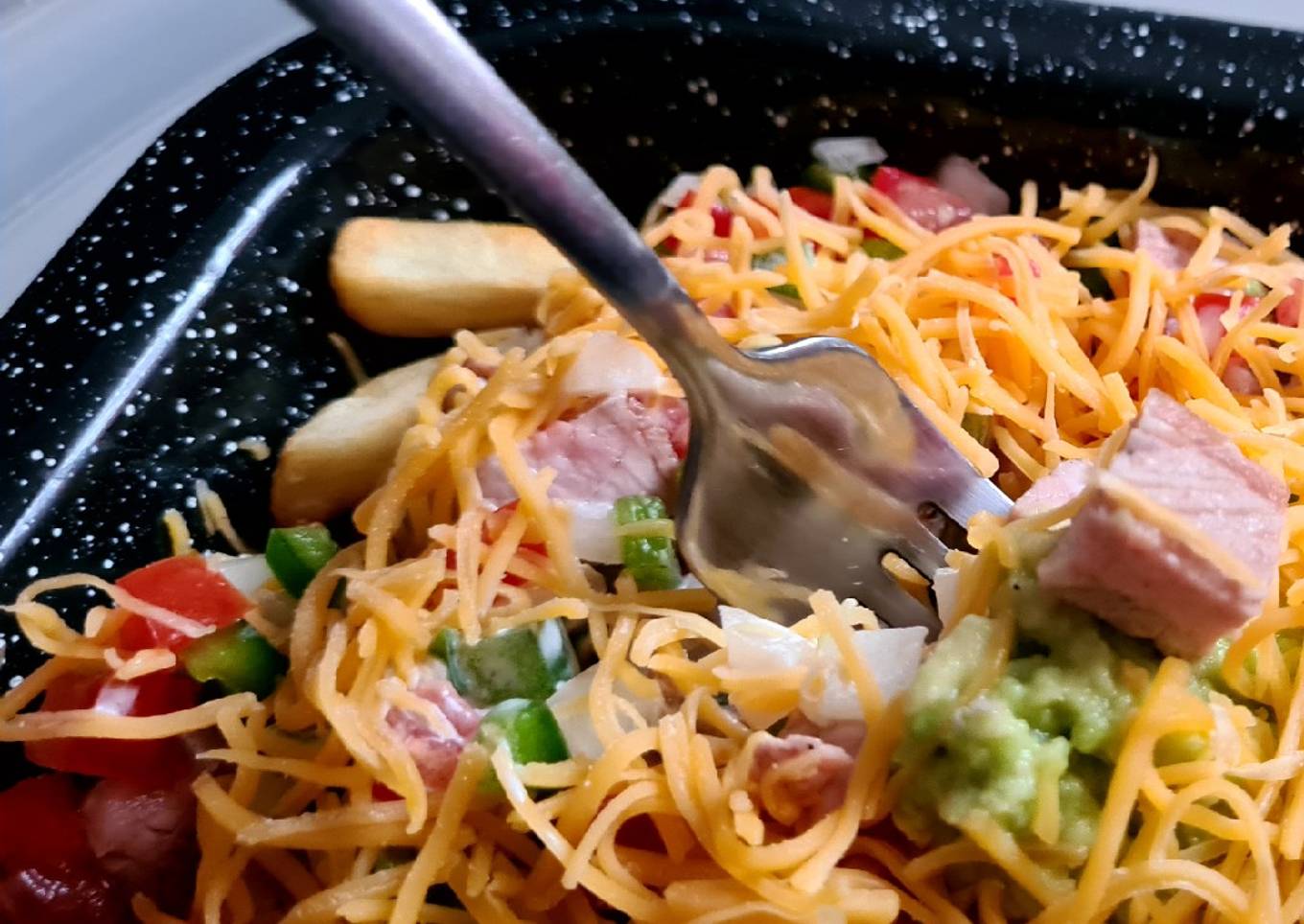 Papas fritas cargadas de carne asada (Carne asada fries)
