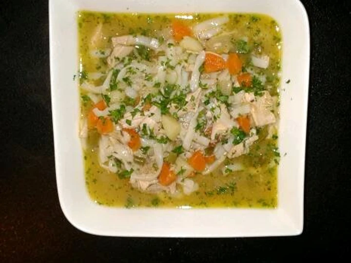 Recipe Chicken and noodle soup the  Makes Drooling Can spoil the tongue