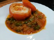 Una foto de omelette arroz