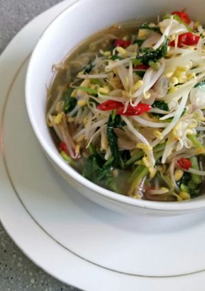 Foto resep Tumis sawi taoge