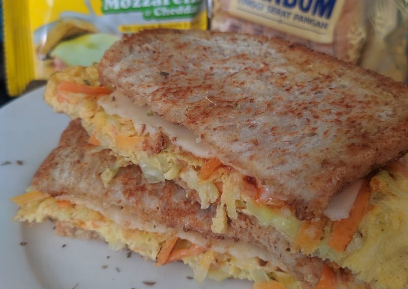 Sandwich Telur (olahan Roti Tawar)