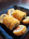 Roll fritos de merkén, envuelto en queso mozzarella
