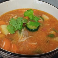 A picture of Cabbage soup.