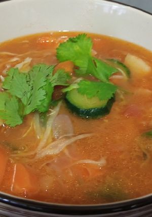 A picture of Cabbage soup.