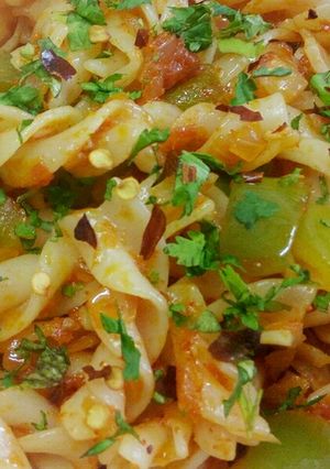 A picture of Masala pasta.