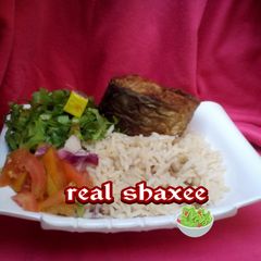A picture of Shinkafa da wake.