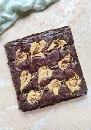 Foto resep Peanut Butter Brownies