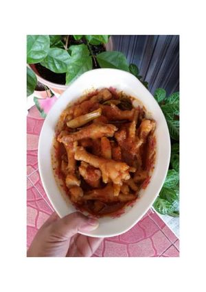 Foto resep Ceker Ayam Pedas