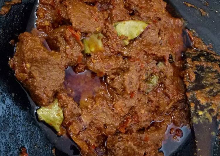 Resep Rendang Daging pedas, Sempurna