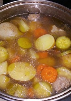 Una foto de Caldo de Res!