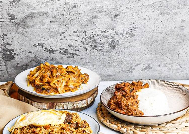 MASAKAN RENDANG KREATIF ANTI RIBET β€οΈ Nasi goreng, spaghetti, nasi anget ππ»