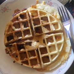 A picture of Coconut waffles.
