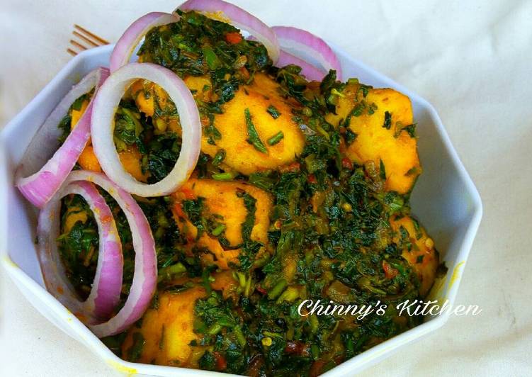 Steps to Prepare Super Quick Homemade Yam and vegetable