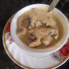 A picture of Creamy cheese mushroom.