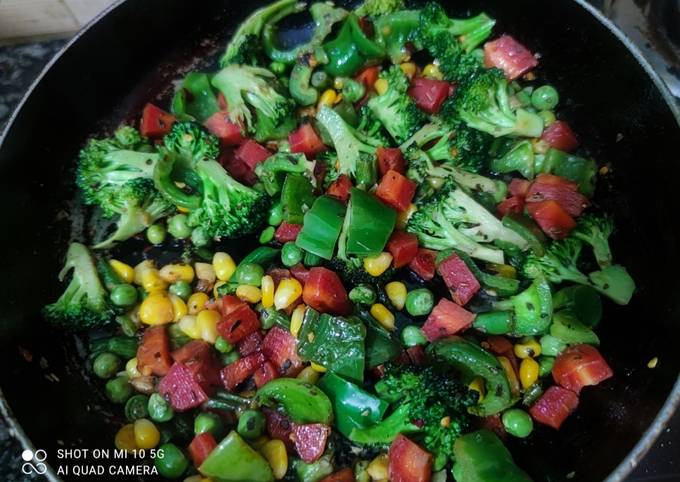 Recipe of Any-night-of-the-week Mix Veggies Salad
