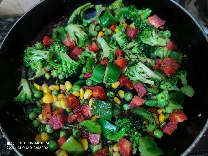 Easy Steps to Make Mix Veggies Salad the Delicious Appealing