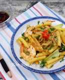 Nui Xào Tôm Xá Bấu