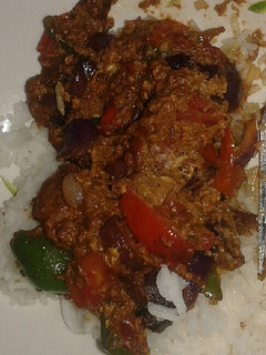 A picture of Quick fix rice and eggs.