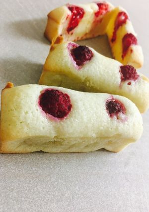 Une photo de Financier à la framboise