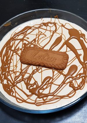 A picture of Lotus Cheesecake.