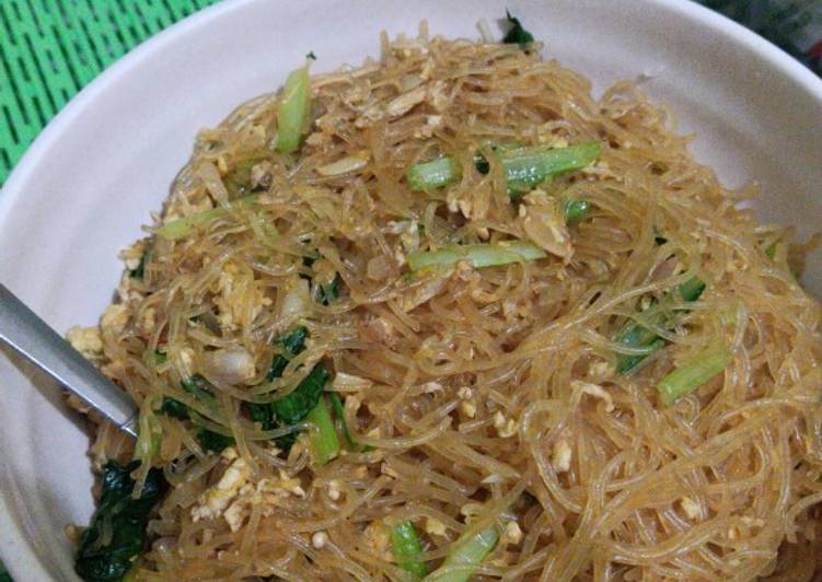 Resep Bihun goreng kecap Anti Gagal