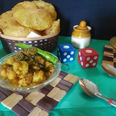 Besan wale Aloo A picture of Besan wale Aloo.