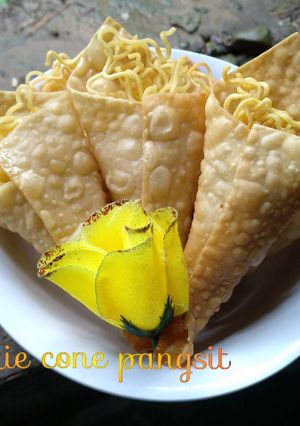 Foto resep Mie cone pangsit