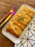☆Tresse Feuilletée Raclette, Grison et Romarin☆