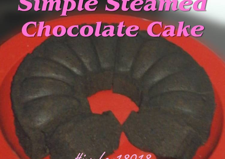 Simple Steamed Chocolate Cake (no mixer no oven)