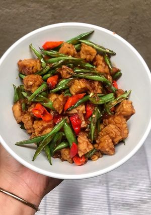 Foto resep Buncis Tempe Kecap Pedas