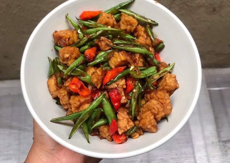 Buncis Tempe Kecap Pedas