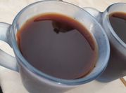 Una foto de cafe frio sin leche