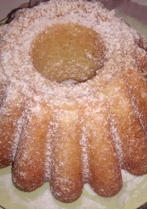 Kókuszos kefires kuglóf 💙🥥 recept fotója