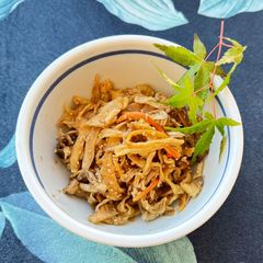 A picture of Japanese Simmered Dried Daikon.